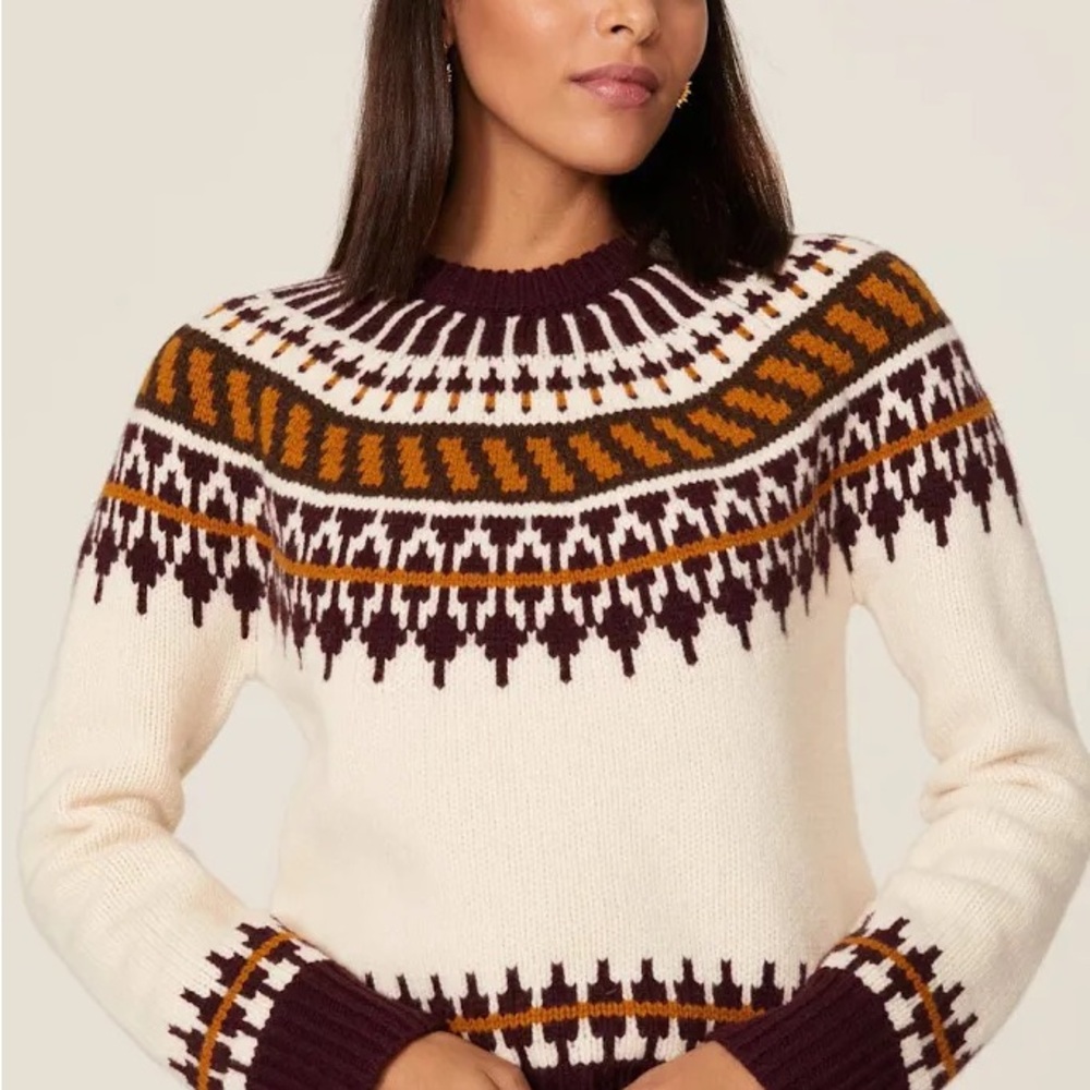 Tory Burch Wool Fair Isle Sweater